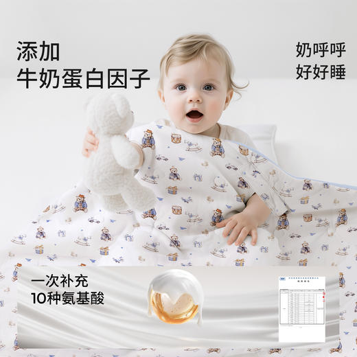 【宝宝安睡】嫚熙新款半边绒婴儿盖毯绒绒暖冬婴儿毛毯宝宝幼儿园盖毯秋冬厚 商品图3