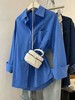 女式衬衫内搭叠穿上衣春秋韩系宽松防晒POLO领长袖衬衣外套S-XXL★娃娃优选 商品缩略图1