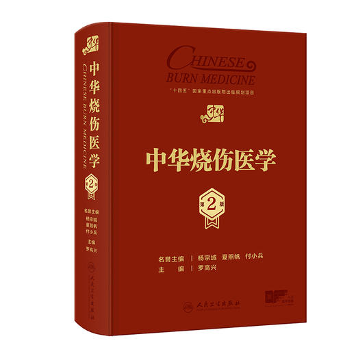 中华烧伤医学 第2二版 罗高兴 主编 本书为我国烧伤研究和治疗的阶段性总结，系统全面介绍烧伤医学的有关知识 人民卫生出版社 商品图1