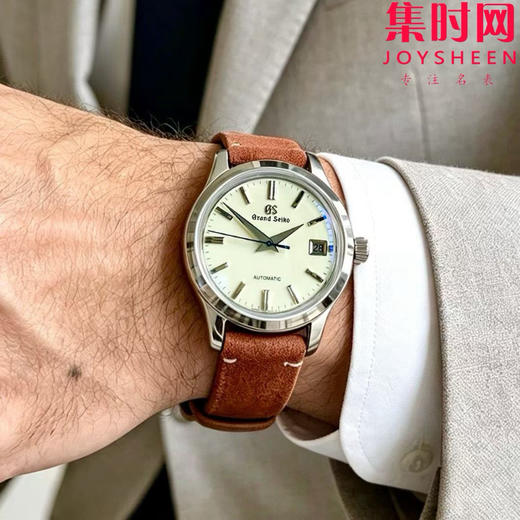 冠蓝狮GS精工优雅系列SBGR261G 男士腕表 表径39.5mm 复古风温润奶油盘 商品图8