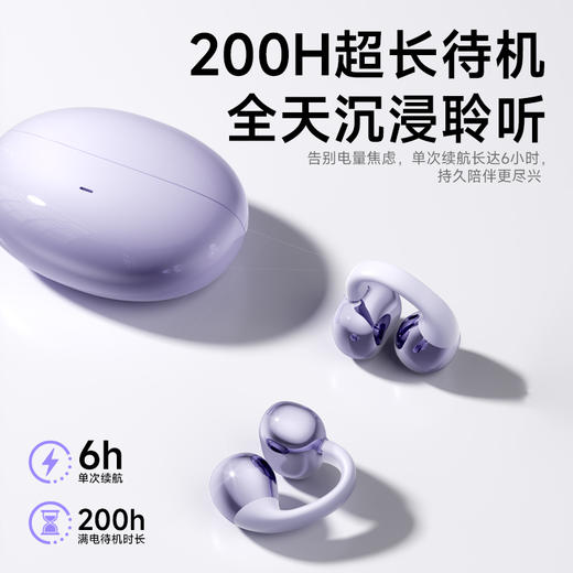 新品！热卖！【舒适不漏音，久戴不痛】沃品 OWS夹耳蓝牙耳机 蓝牙6.0芯片 链接稳定不卡顿 OWS38 商品图6