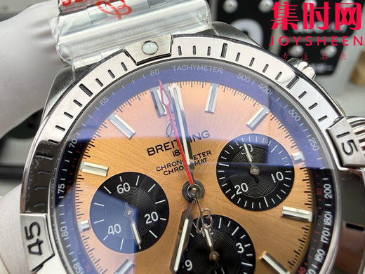 新品-BLS百年灵机械计时系列"金熊猫"男士腕表 表径42mm 子弹链钢带 商品图3