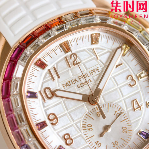 PPM百达翡丽Aquanaut系列 糖豆圈 彩虹圈手雷7968 V2版 中性腕表 表径39.9mm 男女皆可佩戴 小手腕福音！Luce7968-“彩虹”计时腕表！ 商品图3