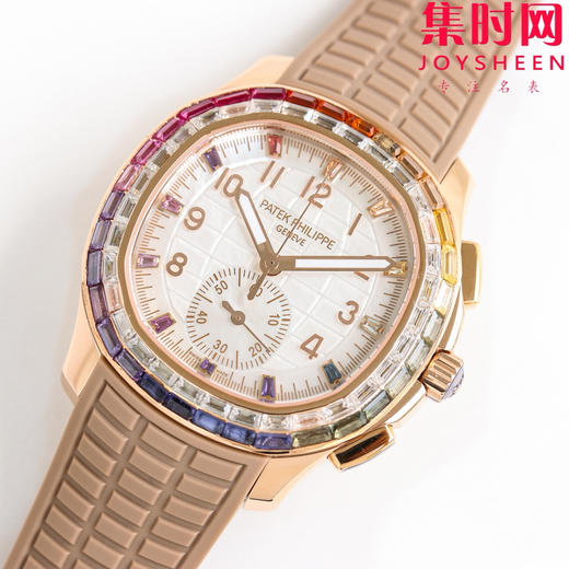 PPM百达翡丽Aquanaut系列 糖豆圈 彩虹圈手雷7968 V2版 中性腕表 表径39.9mm 男女皆可佩戴 小手腕福音！Luce7968-“彩虹”计时腕表！ 商品图2