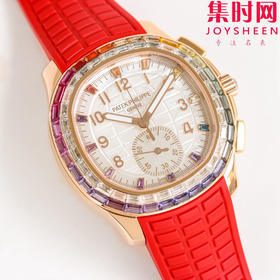 PPM百达翡丽Aquanaut系列 糖豆圈 彩虹圈手雷7968 V2版 中性腕表 表径39.9mm 男女皆可佩戴 小手腕福音！Luce7968-“彩虹”计时腕表！