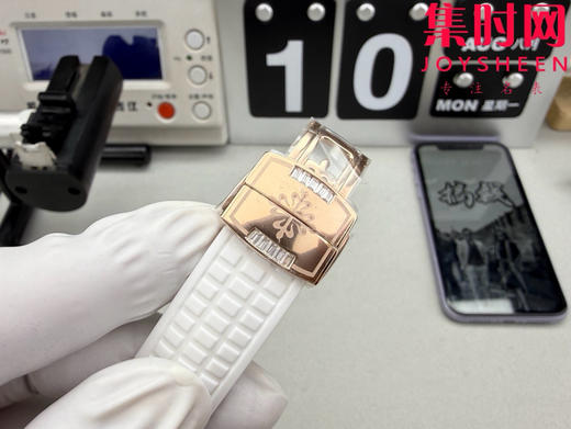 PPM百达翡丽Aquanaut系列 糖豆圈 彩虹圈手雷7968 V2版 中性腕表 表径39.9mm 男女皆可佩戴 小手腕福音！Luce7968-“彩虹”计时腕表！ 商品图8