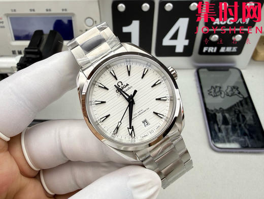 欧米茄VS海马150米系列新尺寸38mm“柚木白”6点位日历 男士腕表 表径39mm 小手腕福音 丹东8800一体机 商品图1