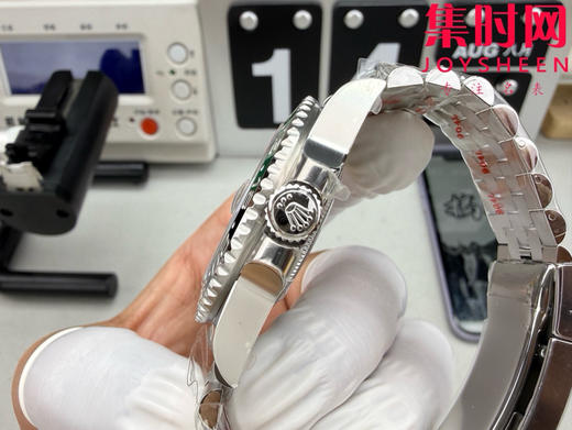 劳力士VS格林尼治型"雪碧圈"格林尼治GMT 左撇 五珠带 丹东3285一体机 男士腕表 商品图6