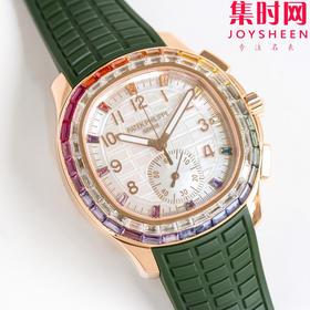 PPM百达翡丽Aquanaut系列 糖豆圈 彩虹圈手雷7968 V2版 中性腕表 表径39.9mm 男女皆可佩戴 小手腕福音！Luce7968-“彩虹”计时腕表！