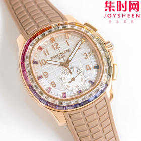 PPM百达翡丽Aquanaut系列 糖豆圈 彩虹圈手雷7968 V2版 中性腕表 表径39.9mm 男女皆可佩戴 小手腕福音！Luce7968-“彩虹”计时腕表！