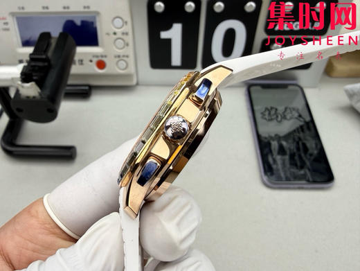 PPM百达翡丽Aquanaut系列 糖豆圈 彩虹圈手雷7968 V2版 中性腕表 表径39.9mm 男女皆可佩戴 小手腕福音！Luce7968-“彩虹”计时腕表！ 商品图5