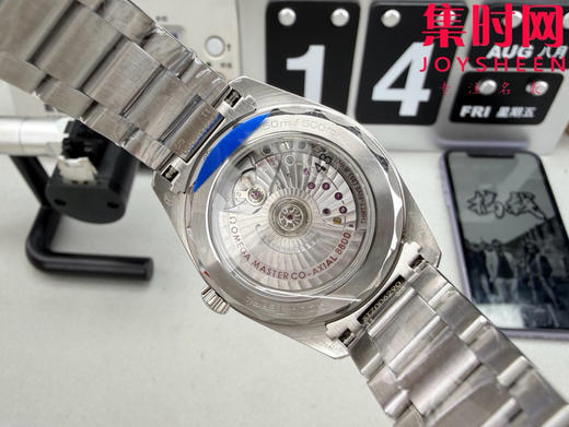 欧米茄VS海马150米系列新尺寸38mm“柚木蓝”6点位日历 男士腕表 表径39mm 小手腕福音 丹东8800一体机 商品图8