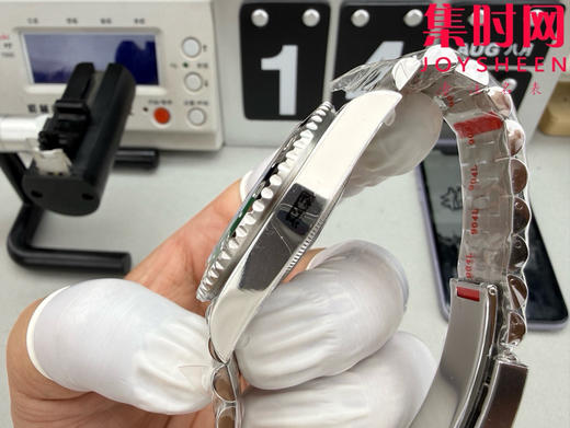 劳力士VS格林尼治型"雪碧圈"格林尼治GMT 左撇 五珠带 丹东3285一体机 男士腕表 商品图5