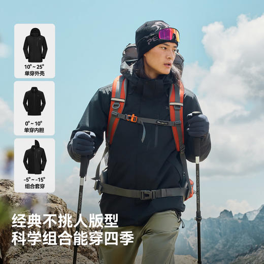 【王星越同款】伯希和经典3.0户外三合一冲锋衣 商品图4