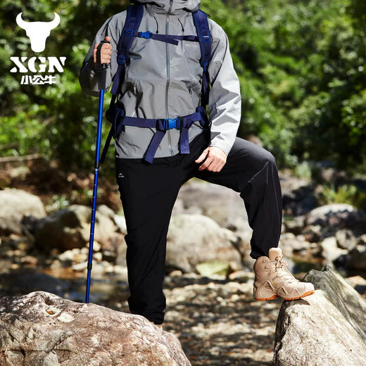 XGN小公牛户外登山鞋男中高帮靴event防水防滑透气徒步鞋仰望 商品图2