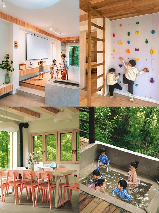 【青城山#002号院】3/4房温泉小院，K歌、儿童游玩（秋千、滑滑梯、海洋球池等）、地暖，私享6000㎡银杏山林，青城后山 ESSG 商品图8