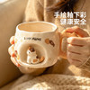 摩登主妇釉下彩猫咪陶瓷马克杯高颜值家用水杯可爱咖啡杯早餐杯子 商品缩略图1