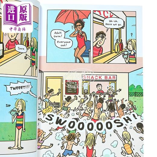 【中商原版】Sunny系列4 Sunny跳水了 英文原版 Sunny Makes a Splash A Graphic Novel Volume 4 Jennifer L Holm 商品图2