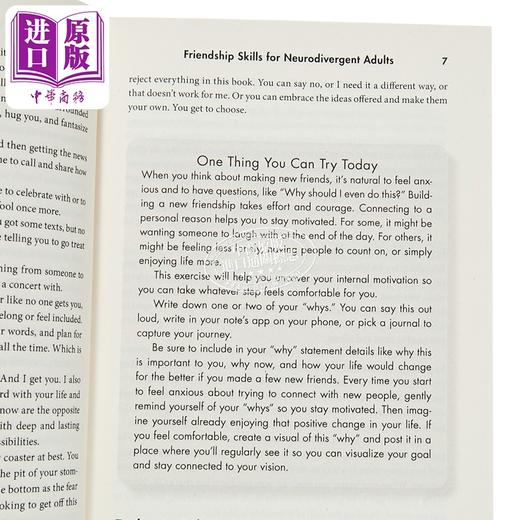【中商原版】神经多样成人的友谊技能 写给焦虑的你 Friendship Skills for Neurodivergent Adults 英文原版 Caroline Maguire 商品图2