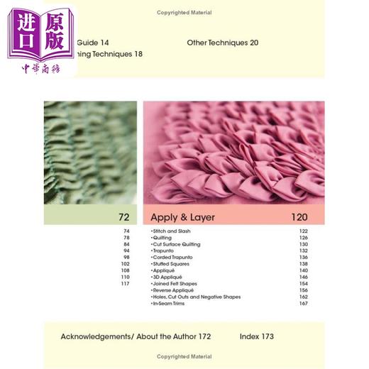 【中商原版】织物处理 Fabric Manipulation 150 Creative Sewing Techniques 英文原版 Ruth Singer 商品图3