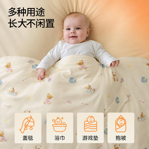 【宝宝安睡】新品嫚熙包被婴儿初生宝宝秋冬加厚包单防惊跳抱被初生婴儿纯棉a类 商品图4