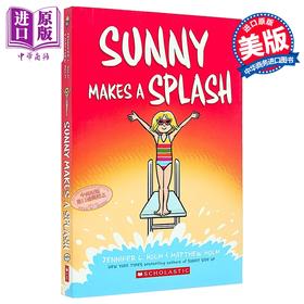 【中商原版】Sunny系列4 Sunny跳水了 英文原版 Sunny Makes a Splash A Graphic Novel Volume 4 Jennifer L Holm