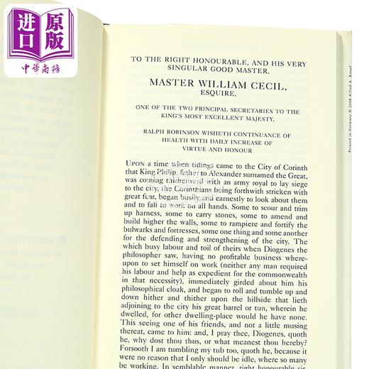 【中商原版】人人文库系列 乌托邦 Utopia Introduction by Jenny Mezciems 英文原版 Thomas More 哲学理论 商品图2