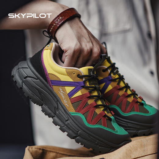 【零磨合·宽楦软弹·防泼防滑·城野通吃】skypilot斯柏锐「岚跃」轻户外徒步鞋 商品图13