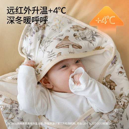 【宝宝安睡】新品嫚熙包被婴儿初生宝宝秋冬加厚包单防惊跳抱被初生婴儿纯棉a类 商品图1