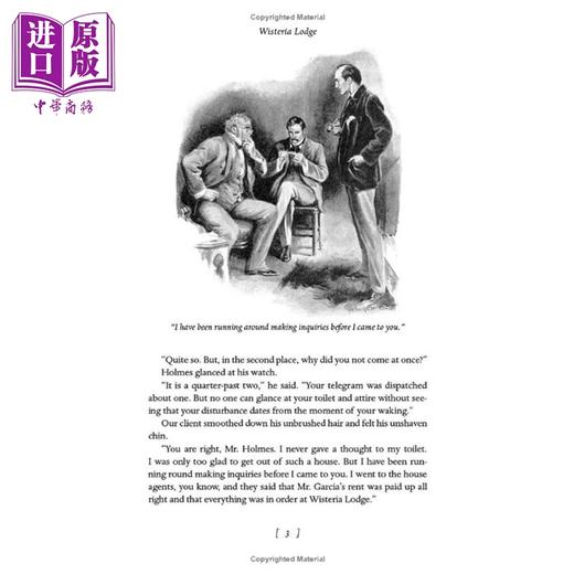 【中商原版】最后一案 插图本 福尔摩斯回忆录 英文原版 His Last Bow Reminiscences of Sherlock Holmes Arthur C Doyle 商品图3
