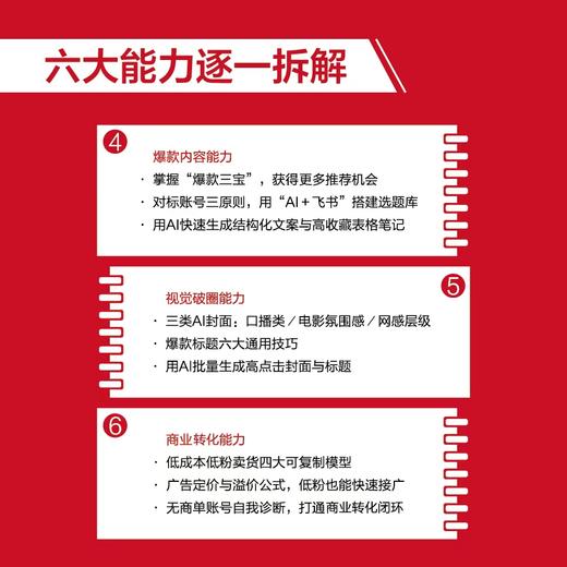 用小红书做点小生意：AI时代的*变现指南 L叔著 普通人如何用AI做内容创作低成本小生意找准蓝海赛道小红书实战书籍 商品图4