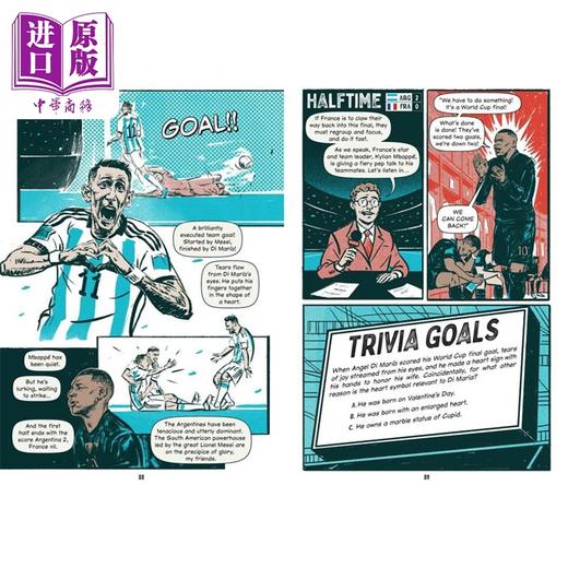 【中商原版】梅西的世界杯夺冠之旅  史上伟大的比赛 1  Lionel Messis World Cup Triumph 英文原版 Chris Barish 商品图3