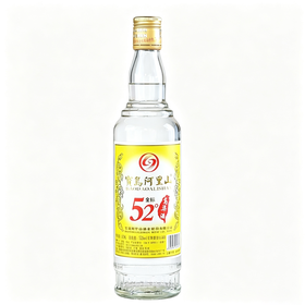 阿里山52度600ml台湾高粱白酒