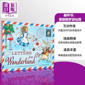 【中商原版】邮件书 爱丽斯梦游仙境 Letters from Wonderland A beautiful gift book 英文原版 儿童活动玩具书 进口童书