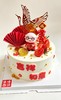 【福鹤呈祥】 1磅生日蛋糕   福意满满，祝寿添喜，愿岁岁安康。（东莞私人定制） 商品缩略图0