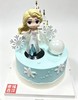 【冰雪奇梦】 1磅生日蛋糕  梦幻冰雪城堡，点亮小公主的童话生日。（东莞私人定制，需提前预约） 商品缩略图0