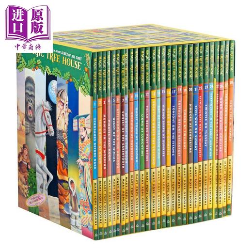 【中商原版】神奇树屋第一季28册 Magic Tree House1-28 盒装 桥梁书初级章节书全套装 英文原版进口图书 7岁以上儿童读物 商品图1