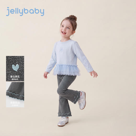 jellybaby花边女童喇叭打底裤JDG63457★ 商品图1