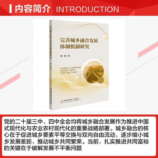 完善城乡融合发展体制机制研究 商品图2