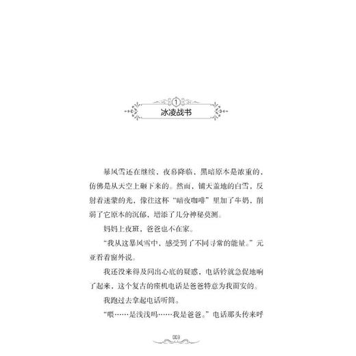 隐翼守护者：雪人精灵与冰封魔咒 商品图1