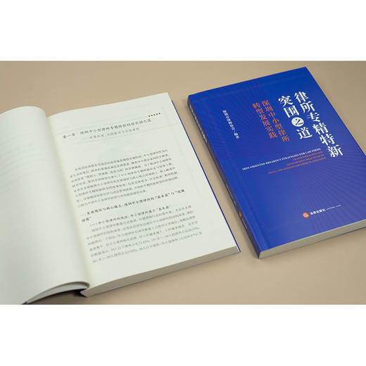 律所专精特新突围之道：深圳中小型律所转型发展实践   深圳市律师协会编著   法律出版社 商品图5