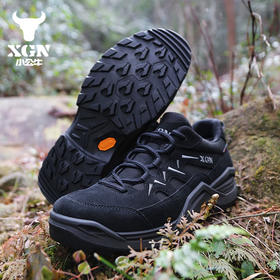 XGN户外登山鞋男款eVent防水防滑耐磨徒步鞋低帮户外鞋子 双峰