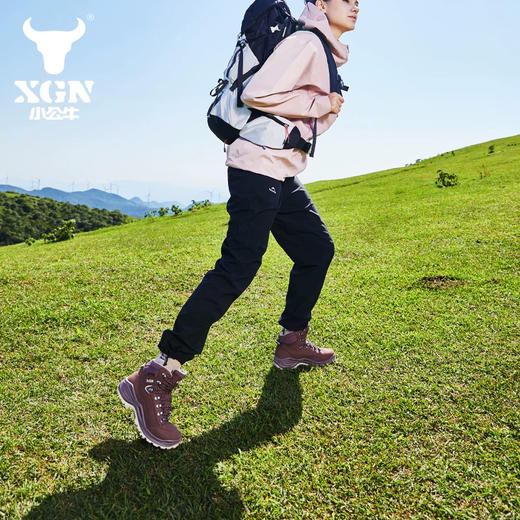XGN小公牛户外登山鞋女eVent防水防滑耐磨徒步鞋女 双峰 商品图1