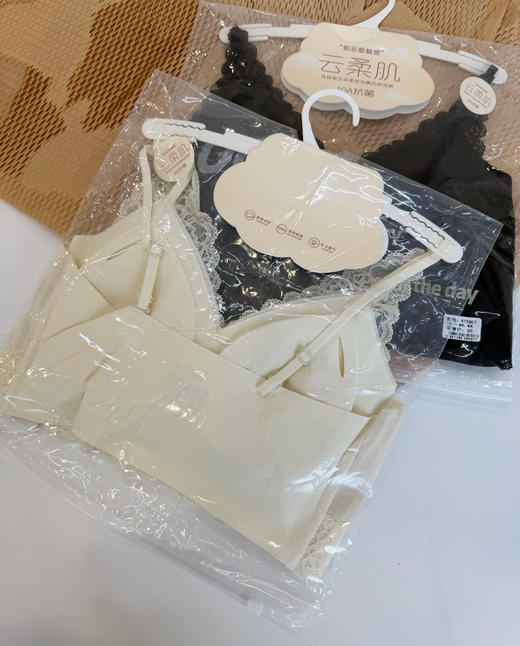 云朵云柔肌法式蕾丝美背内衣bra 商品图1