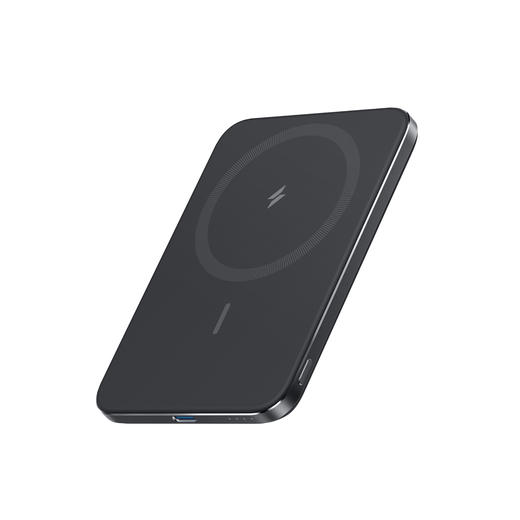 【新国标新品】Anker安克 Air 超薄磁吸充电宝 15W真无线快充 5000mAh 3C认证 可上飞机 A1115 商品图0