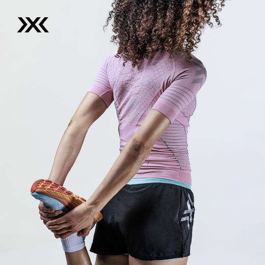 X-BIONIC 倍能竞速女士圆领短袖上衣短裤马拉松越野跑运动户外 商品图3