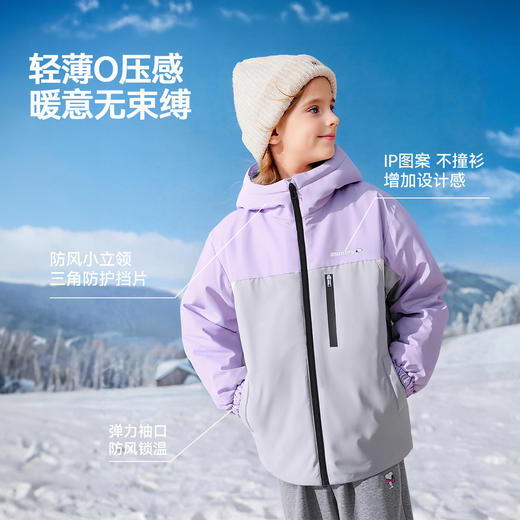 【清仓特价】SNOOPY史努比男女童冲锋衣羽绒服保暖外套110-160 商品图9
