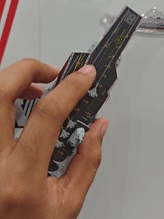 【中船文化出品 既能当摆件又能当冰箱贴 一物两用】中国航母福建舰冰箱贴涂装完成模型1:2000 ds（zc）少量到货，预售一周内发货完成 商品图0