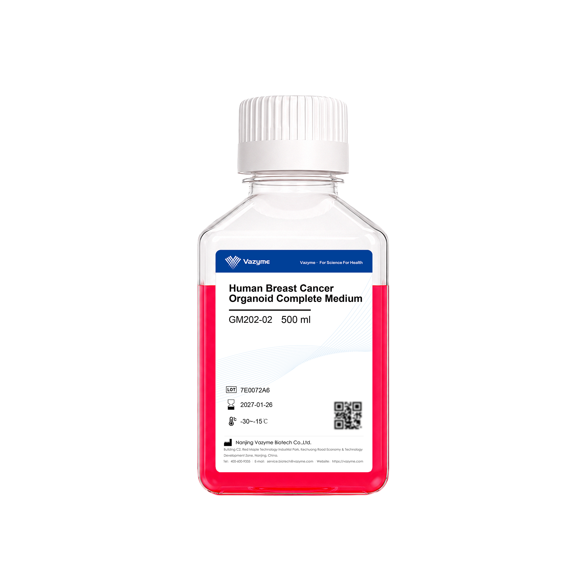 Human Breast Cancer Organoid Complete Medium