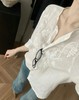 法式重工葡萄串衬衫 | 领口两侧做了「定位绣」，重工立体的葡萄串刺绣，非常简约又很显贵，小众有设计感真的特别好搭配【3-5天发货】 商品缩略图1